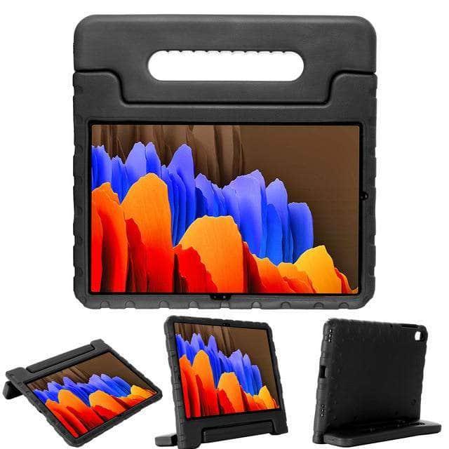 Kids Case Galaxy Tab S7 Plus ST970 T975 12.4 Shockproof Lightweight Handle Stand - CaseBuddy