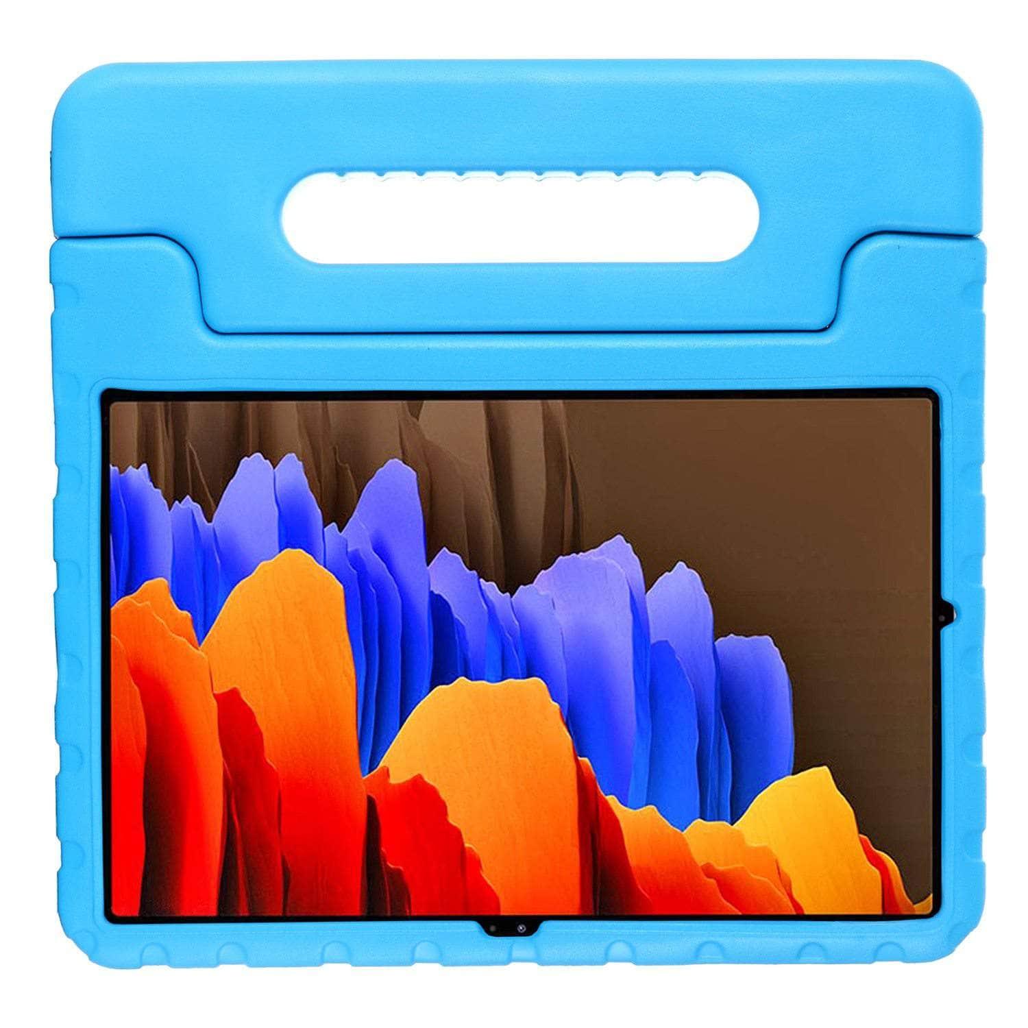 Kids Case Galaxy Tab S7 Plus ST970 T975 12.4 Shockproof Lightweight Handle Stand - CaseBuddy