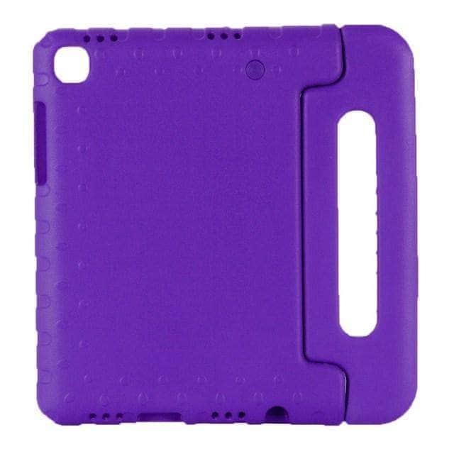 CaseBuddy Australia Casebuddy Purple / Model number SM-T505 Kids Galaxy Tab A7 Case 10.5 T500 T505 EVA Shockproof Stand Case