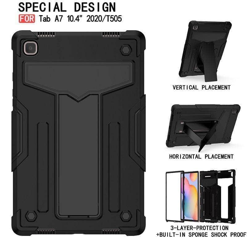 CaseBuddy Australia Casebuddy Kids Galaxy Tab A7 Case 10.5 T500 T505 Tablet Amor Shockproof Cover
