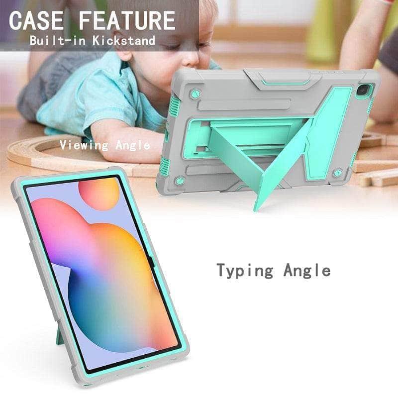 CaseBuddy Australia Casebuddy Kids Galaxy Tab A7 Case 10.5 T500 T505 Tablet Amor Shockproof Cover
