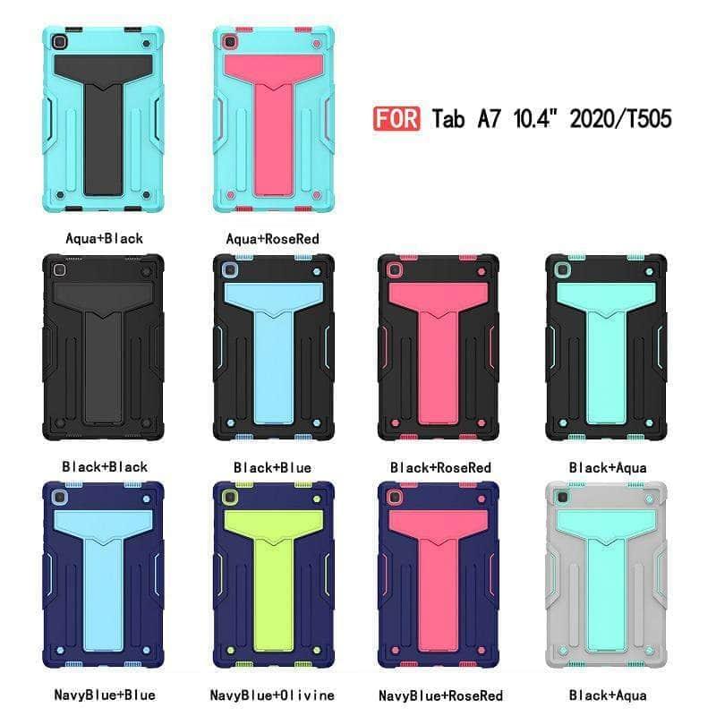 CaseBuddy Australia Casebuddy Kids Galaxy Tab A7 Case 10.5 T500 T505 Tablet Amor Shockproof Cover