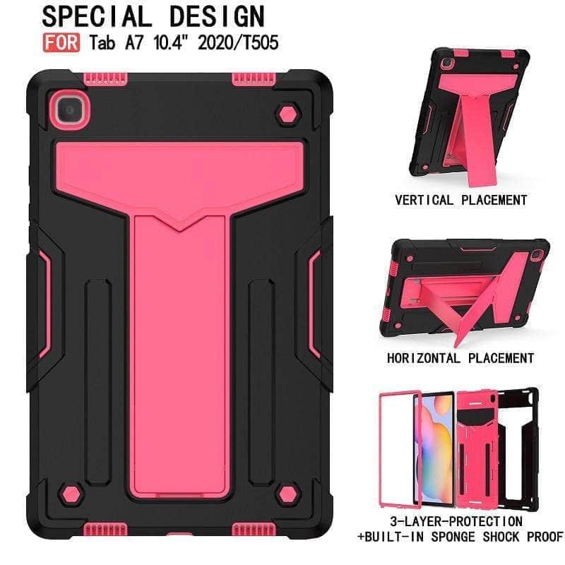 CaseBuddy Australia Casebuddy Kids Galaxy Tab A7 Case 10.5 T500 T505 Tablet Amor Shockproof Cover