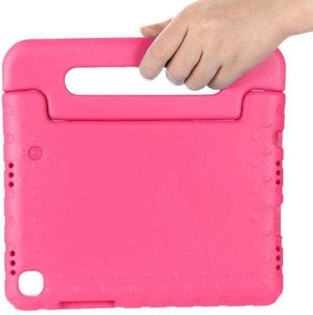CaseBuddy Australia Casebuddy Rose / For Galaxy T220 Kids Galaxy Tab A7 Lite 2021 T220 T225 Handle EVA Foam Bumper
