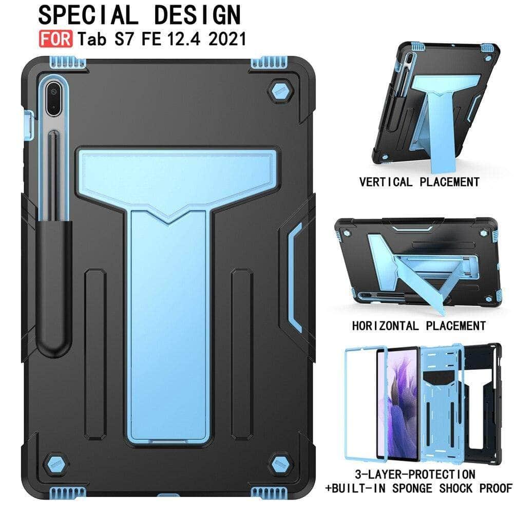 CaseBuddy Australia Casebuddy Kids Shockproof Protective Galaxy Tab S7 Lite 12.4 T730 T735