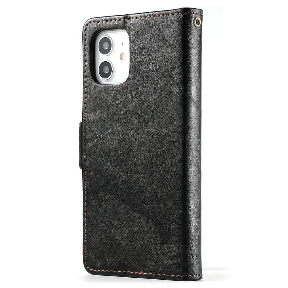 CaseBuddy Australia Casebuddy Leather Case For iPhone 13 12 11 Pro Mini XR XS Max X 8 7 Plus Wallet Flip Book Case Cover Coque For Apple iPhone SE 2022 2020