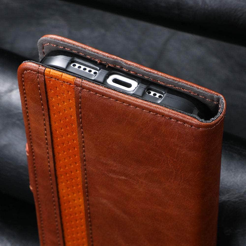 CaseBuddy Australia Casebuddy Leather Case For iPhone 13 12 11 Pro Mini XR XS Max X 8 7 Plus Wallet Flip Book Case Cover Coque For Apple iPhone SE 2022 2020