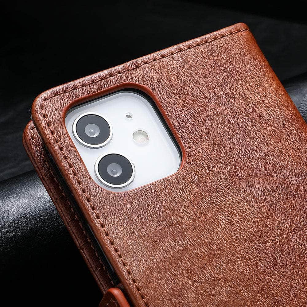 CaseBuddy Australia Casebuddy Leather Case For iPhone 13 12 11 Pro Mini XR XS Max X 8 7 Plus Wallet Flip Book Case Cover Coque For Apple iPhone SE 2022 2020