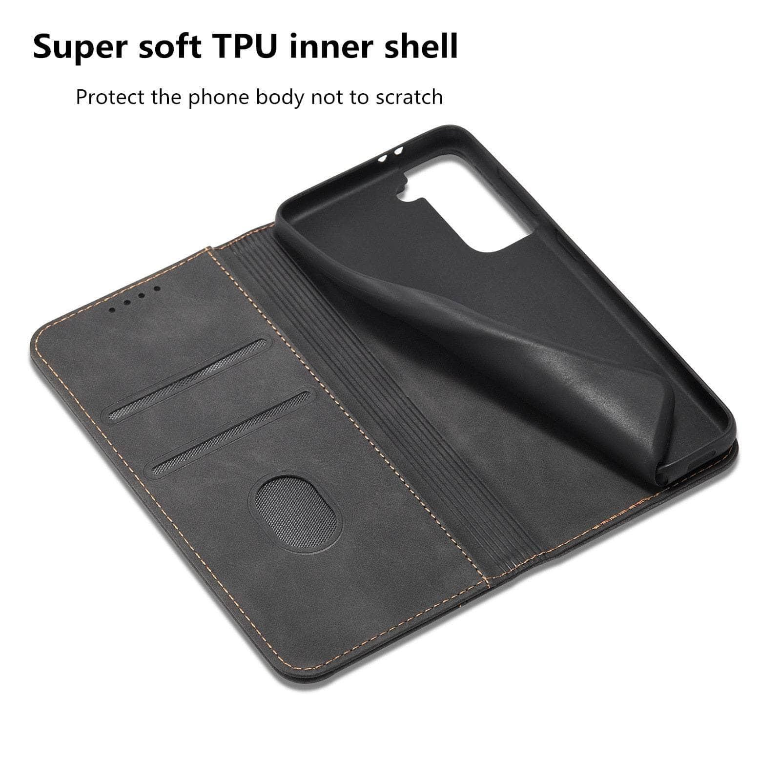 CaseBuddy Australia Casebuddy Leather Flip Galaxy S22 Luxury Wallet Cards Case