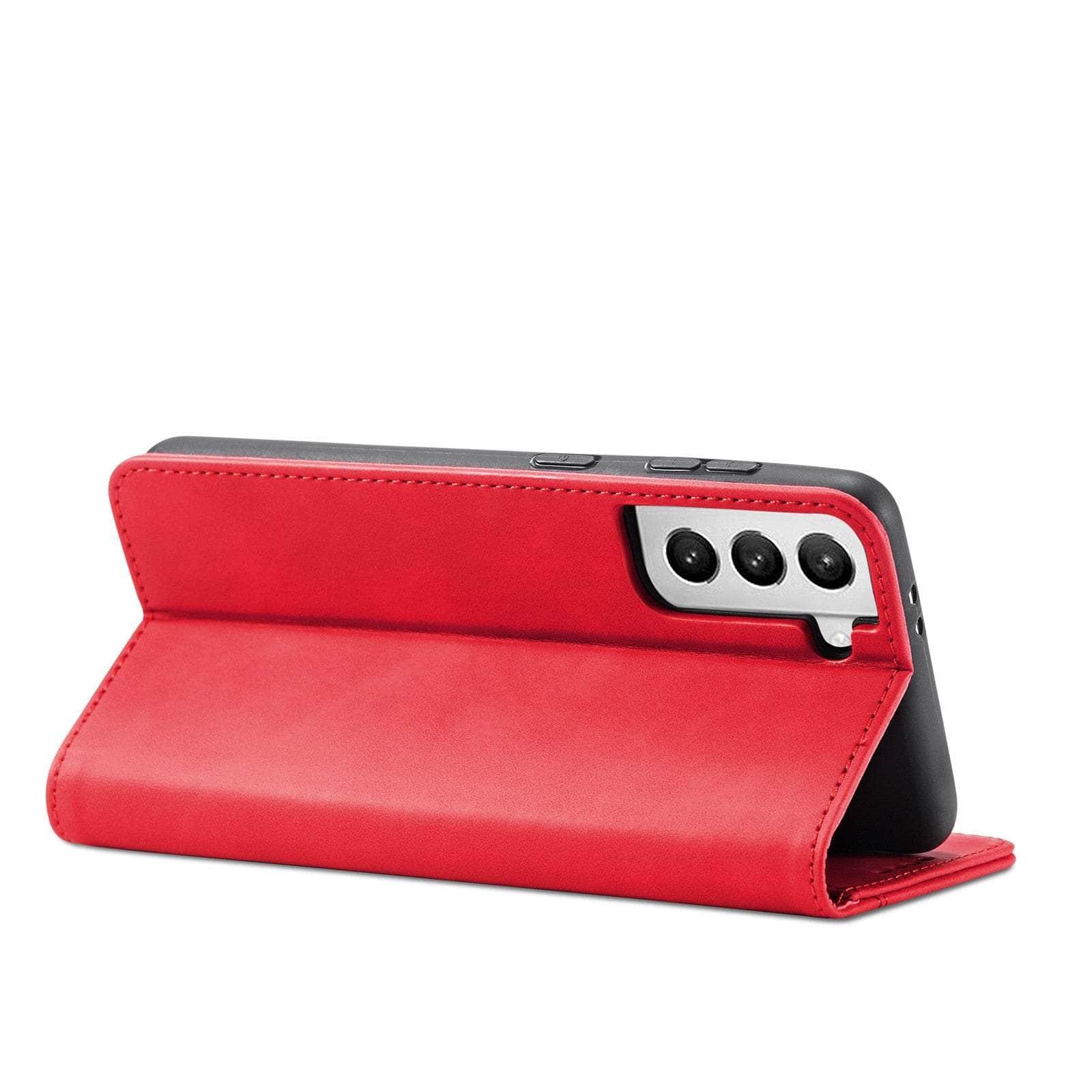 CaseBuddy Australia Casebuddy Leather Flip Galaxy S22 Ultra Luxury Wallet Cards Case