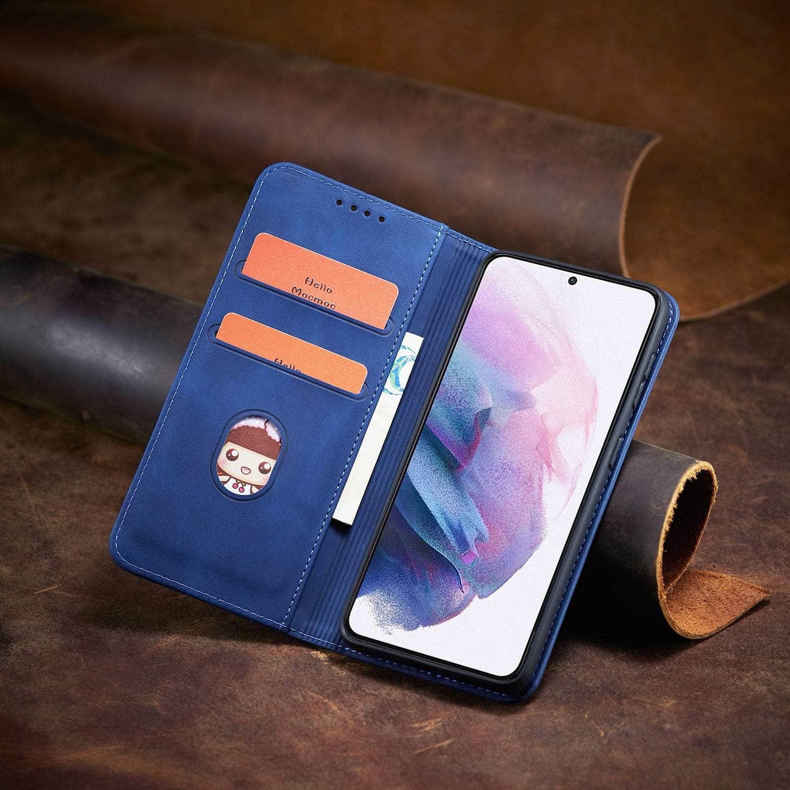 CaseBuddy Australia Casebuddy Leather Flip Galaxy S22 Ultra Luxury Wallet Cards Case