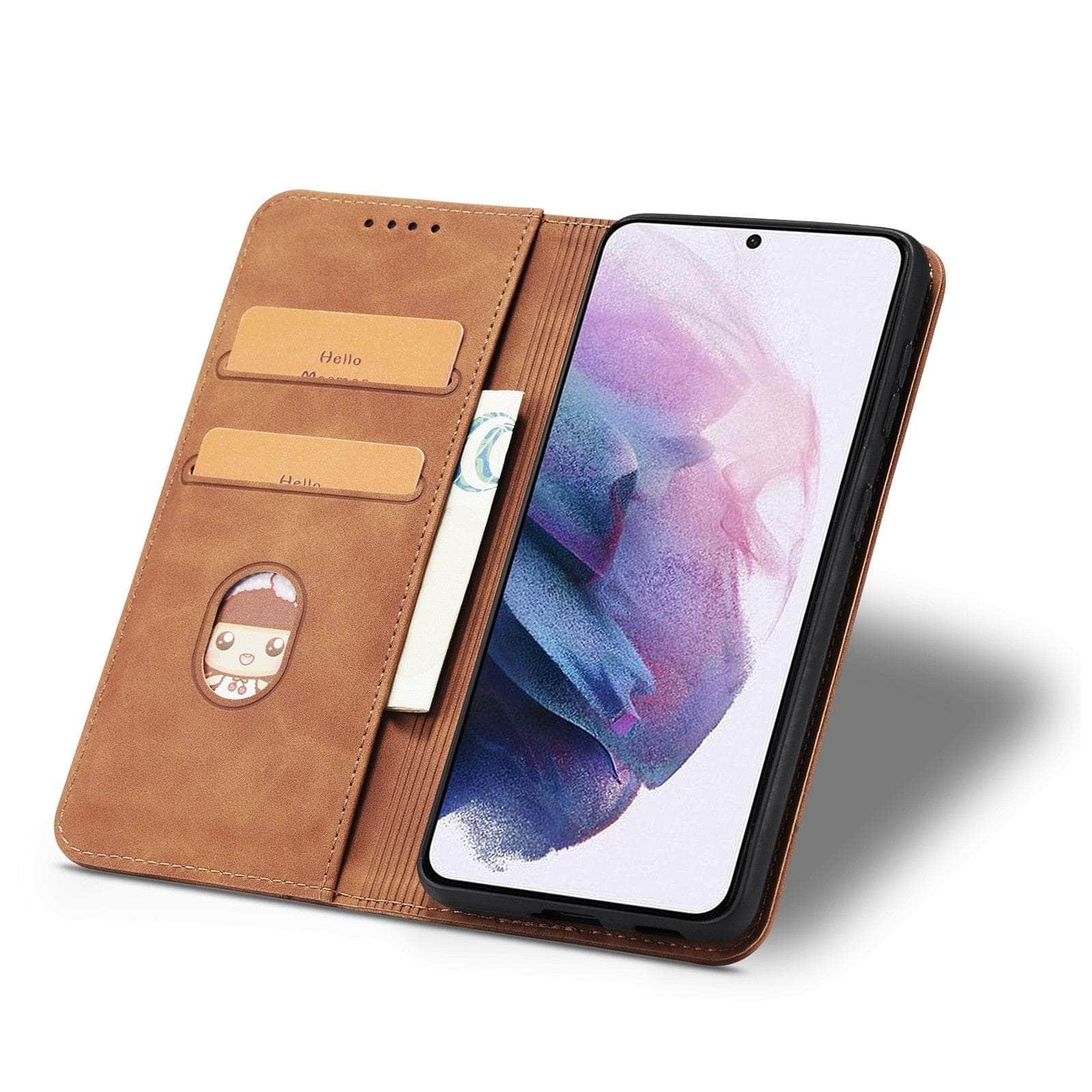 CaseBuddy Australia Casebuddy Leather Flip Galaxy S22 Ultra Luxury Wallet Cards Case