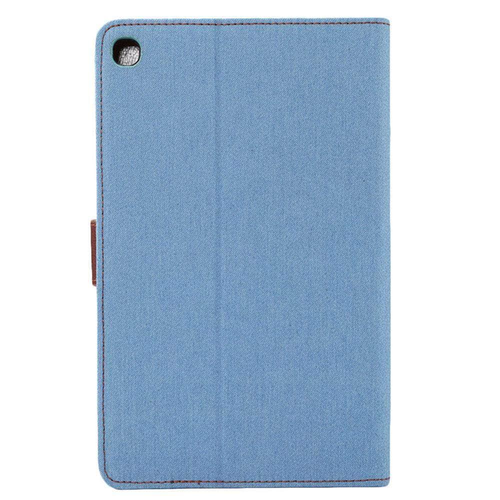 Leather Jean Samsung Galaxy Tab A 8.0 2019 S Pen P200 P205 SM-P200 SM-P205 Case Auto Sleep Wake Smart Case Cover - CaseBuddy