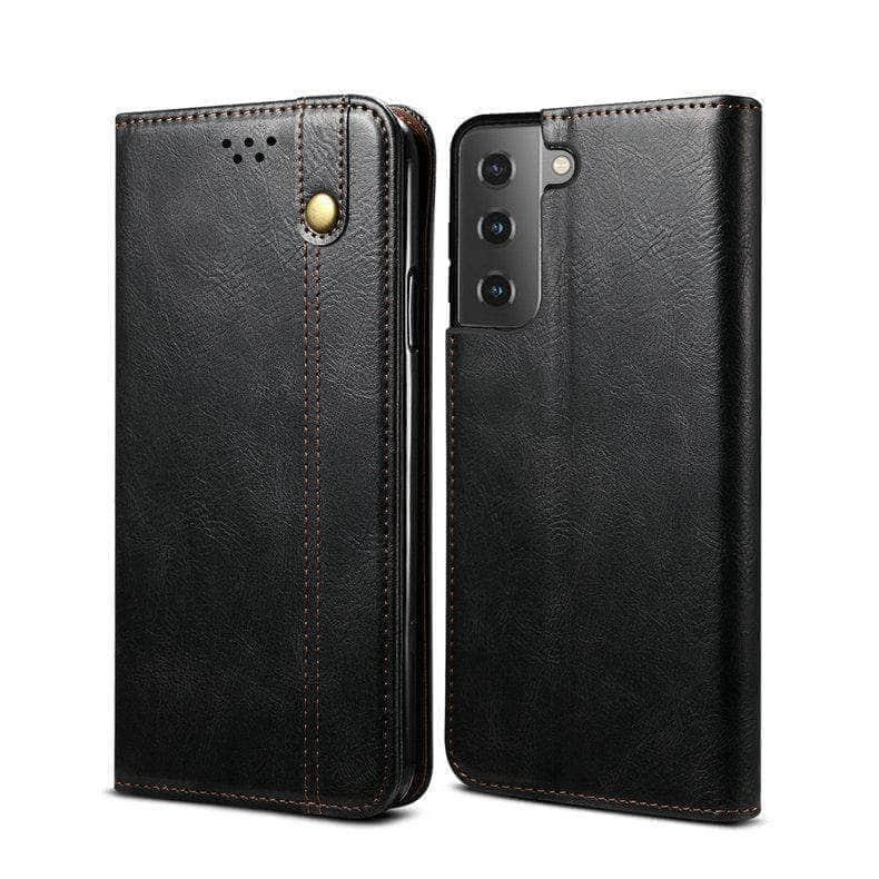 CaseBuddy Australia Casebuddy Leather Texture Magnetic Samsung S21 Book Cover