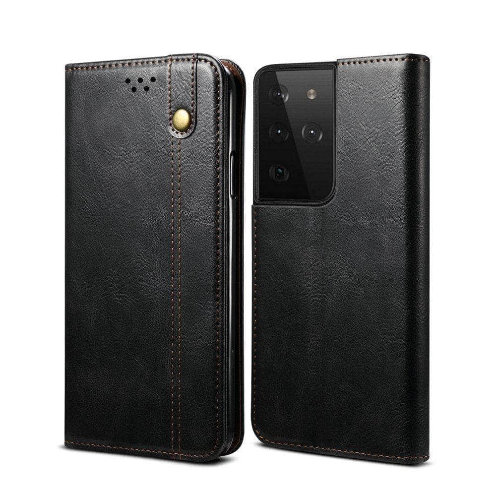 CaseBuddy Australia Casebuddy Leather Texture Magnetic Samsung S21 Book Cover