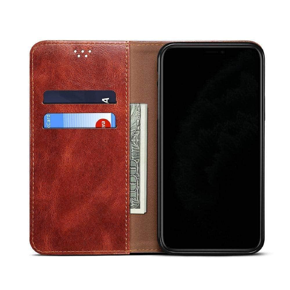CaseBuddy Australia Casebuddy Leather Texture Magnetic Samsung S21 Book Cover