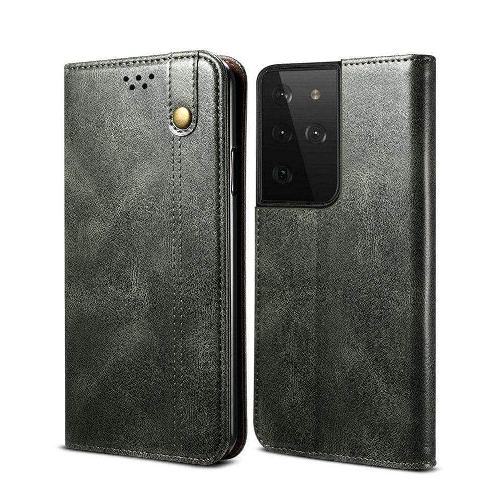 CaseBuddy Australia Casebuddy Leather Texture Magnetic Samsung S21 Book Cover