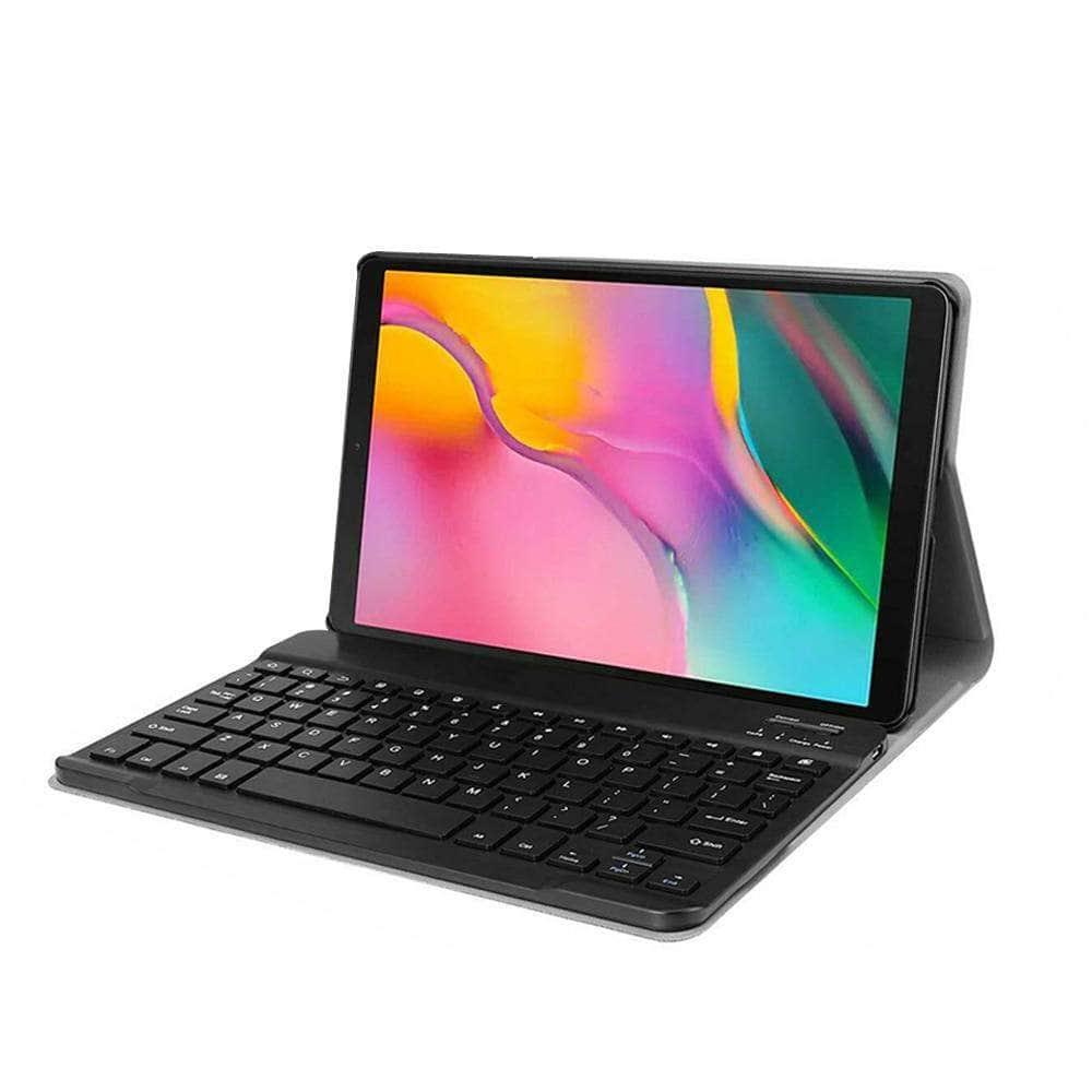Leather Wireless Bluetooth Keyboard Samsung Galaxy Tab A 8.0 2019 S-Pen SM-T290 SM-T295 Case - CaseBuddy