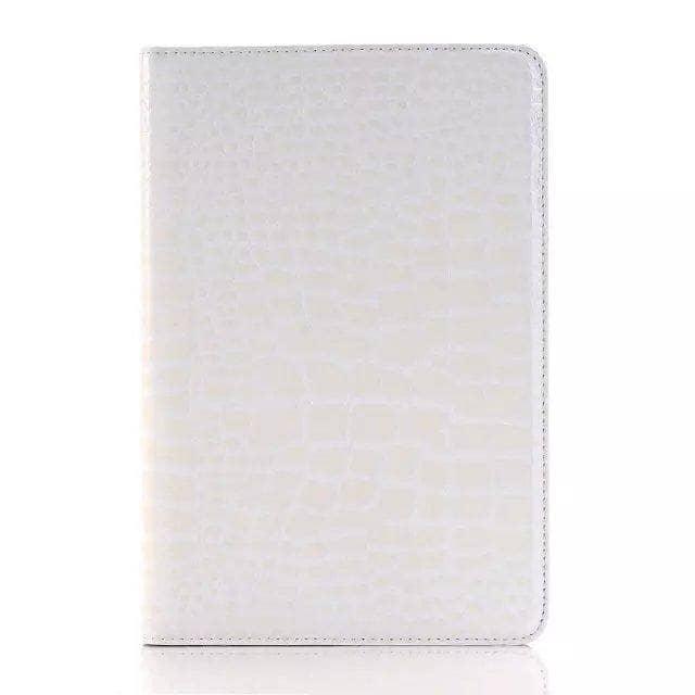 Luxury Crocodile Leather Look Case Apple iPad Mini 5 2019 Stand Cover Solid Magnet - CaseBuddy