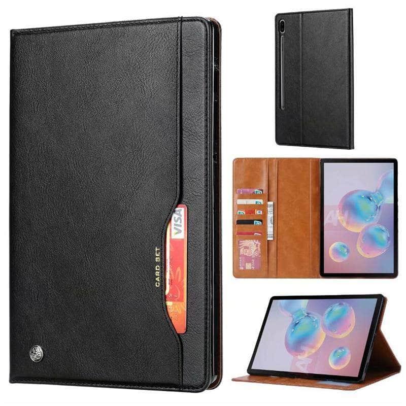 Luxury Flip Case Galaxy Tab S7 11 T870 T875 Card Slots - CaseBuddy