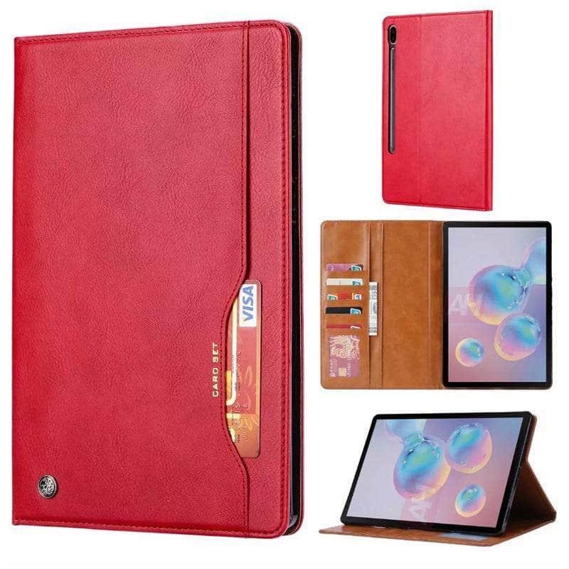 Luxury Flip Case Galaxy Tab S7 11 T870 T875 Card Slots - CaseBuddy