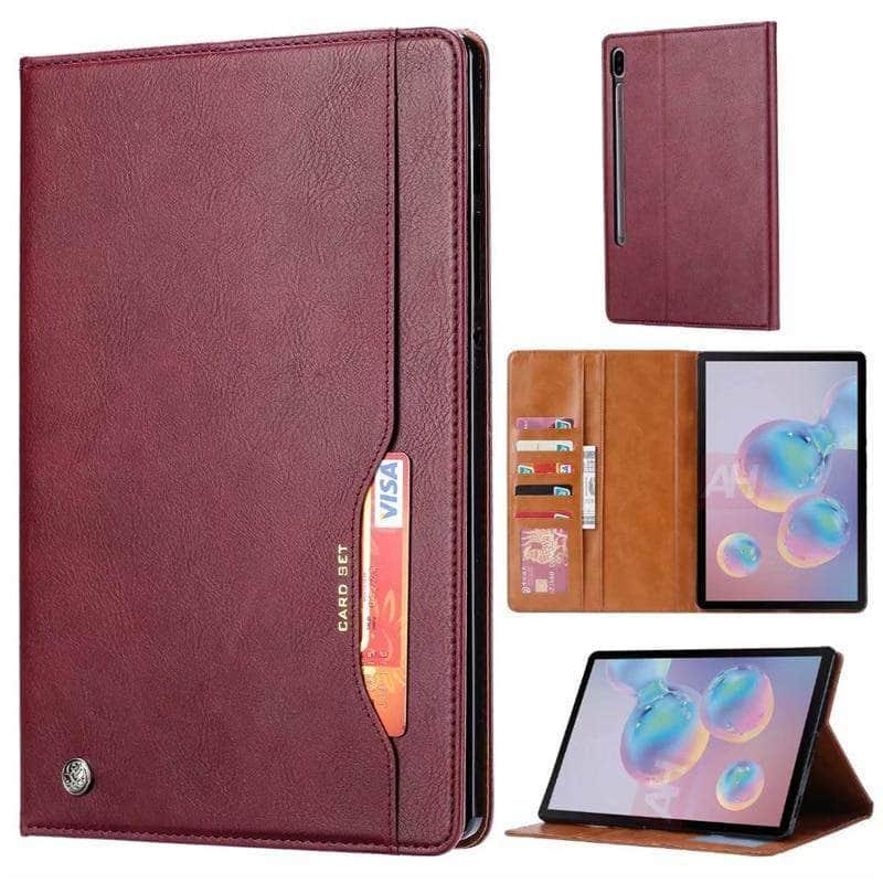 Luxury Flip Case Galaxy Tab S7 11 T870 T875 Card Slots - CaseBuddy