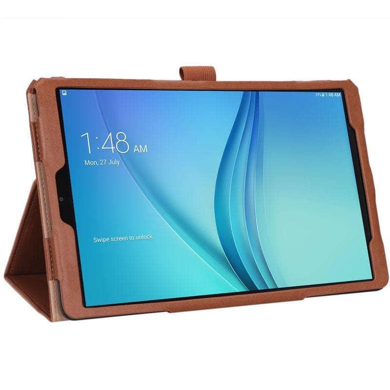 Luxury Galaxy Tab A 10.1 T510 T515 (2019) Leather Look Hand Holder Stand - CaseBuddy