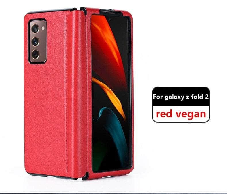 CaseBuddy Australia red vegan / for galaxy z fold3 Luxury Galaxy Z Fold 3 Vintage Shell Case