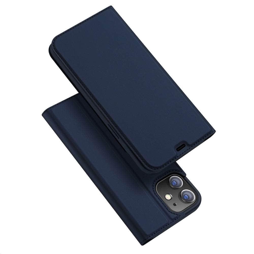 Casebuddy Blue / For Iphone 14 Luxury Magnetic iPhone 14 Leather Flip Wallet
