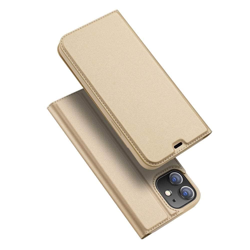 Casebuddy Gold / For Iphone 14 Luxury Magnetic iPhone 14 Leather Flip Wallet