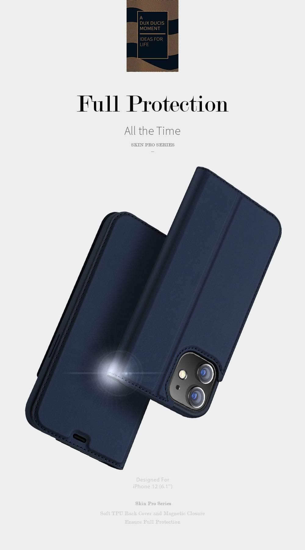 Casebuddy Luxury Magnetic iPhone 14 Pro Max Leather Flip Wallet