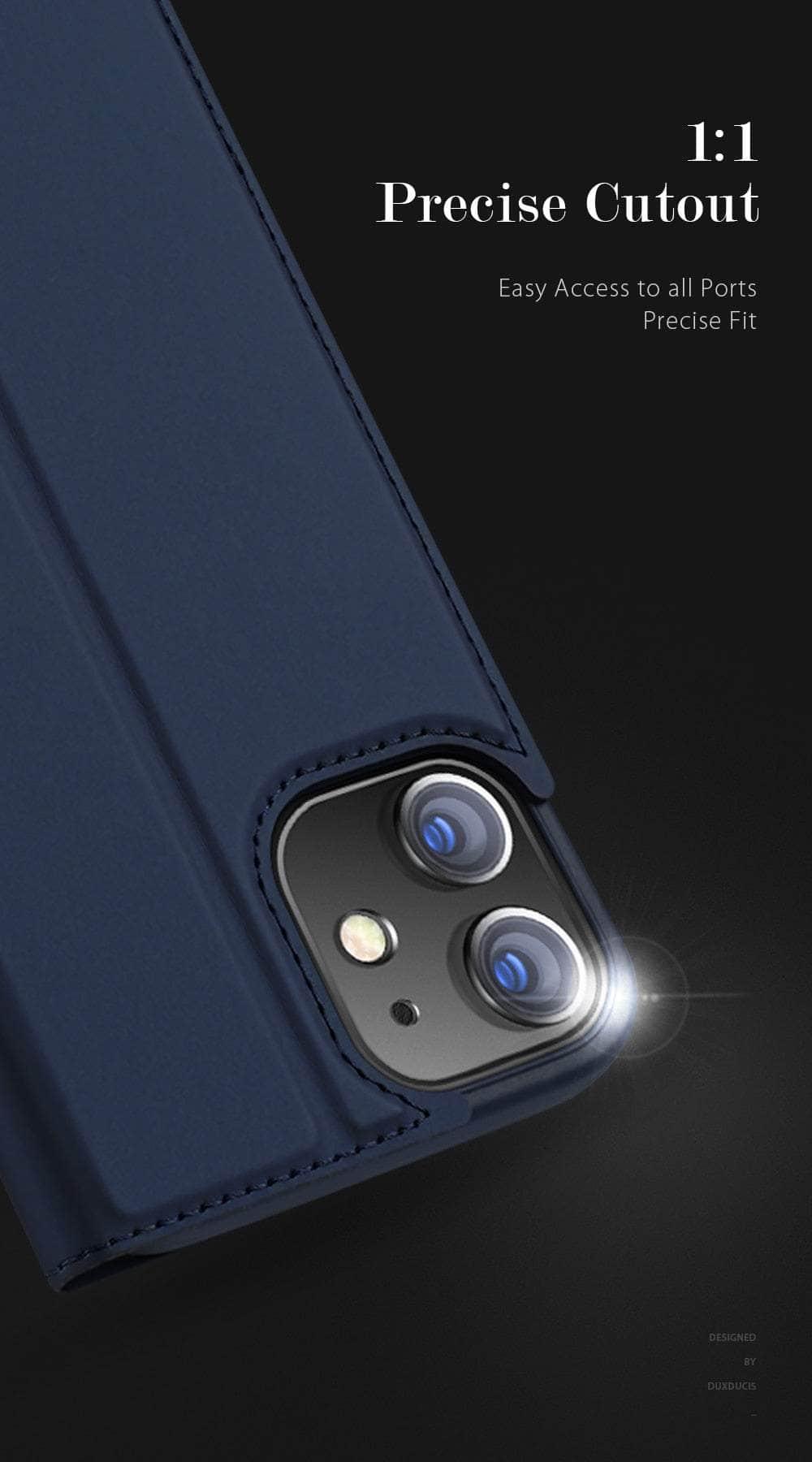 Casebuddy Luxury Magnetic iPhone 14 Pro Max Leather Flip Wallet