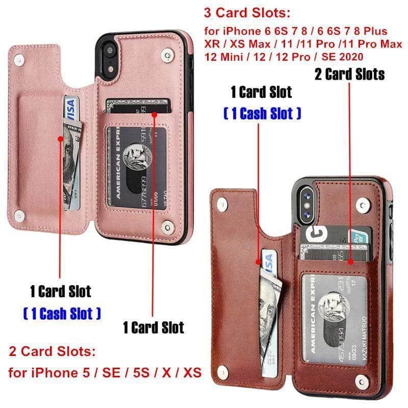 CaseBuddy Australia Casebuddy Luxury Slim iPhone 13 Pro Wallet Card Slots Case