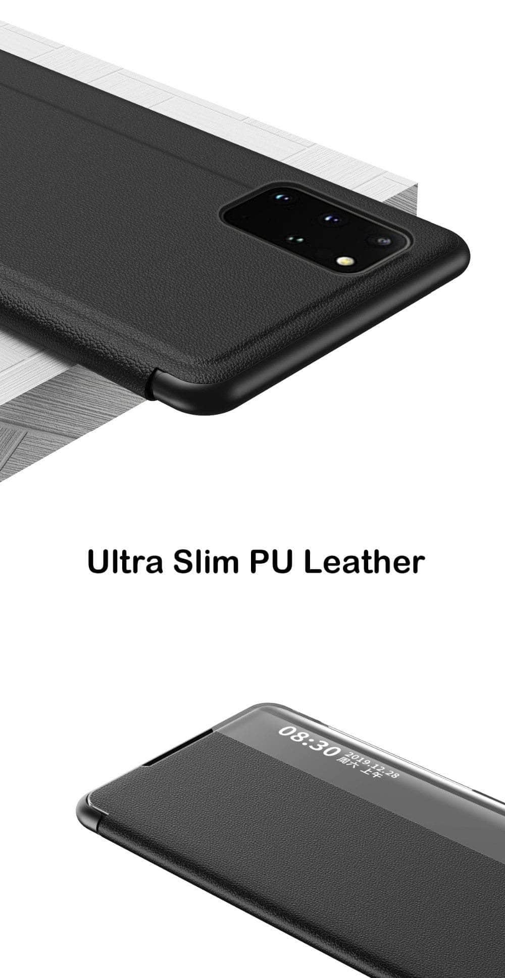 CaseBuddy Australia Casebuddy Luxury Smart Clear Window View S21 Flip Cover