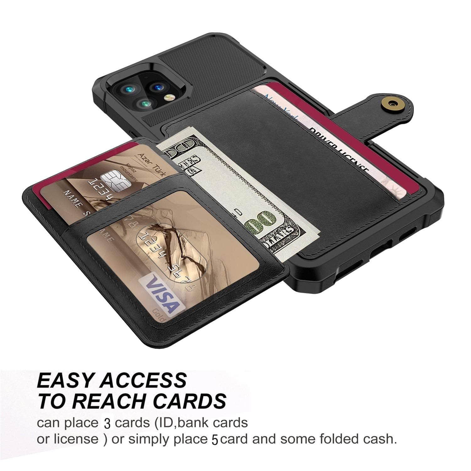 CaseBuddy Australia Casebuddy Luxury Wallet iPhone 13 Pro MaxCards Case