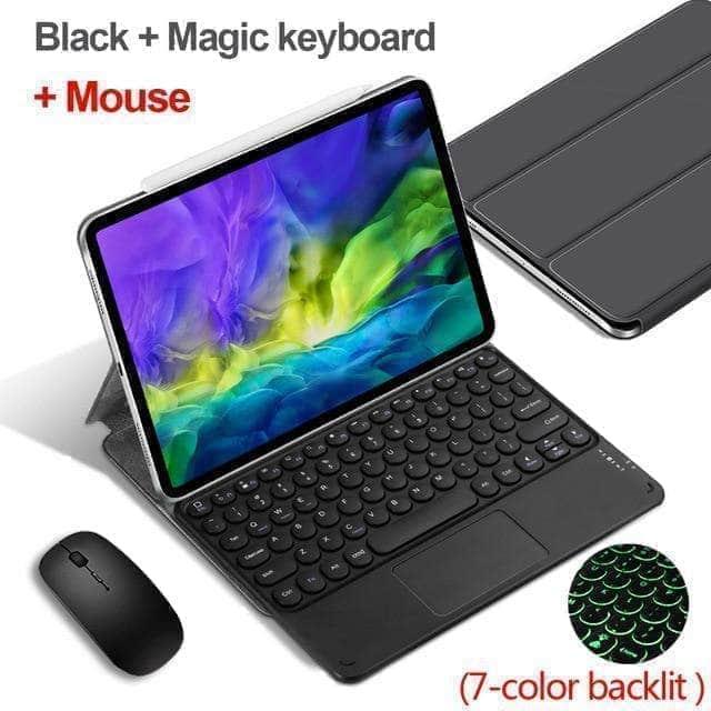 CaseBuddy Australia Casebuddy GF Black Touch 7C M / iPad Air 5 Magic iPad Air 5 2022 Magnetic Bluetooth Keyboard Case