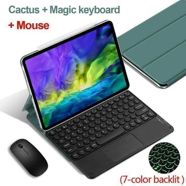 CaseBuddy Australia Casebuddy GF Cactus Touch 7C M / iPad Air 5 Magic iPad Air 5 2022 Magnetic Bluetooth Keyboard Case