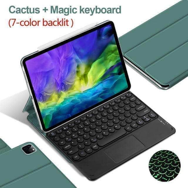 CaseBuddy Australia Casebuddy GF Cactus Touch 7C / iPad Air 5 Magic iPad Air 5 2022 Magnetic Bluetooth Keyboard Case