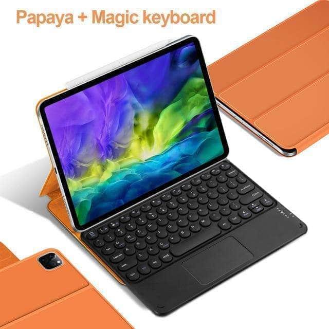 CaseBuddy Australia Casebuddy GF Papaya Touch / iPad Air 5 Magic iPad Air 5 2022 Magnetic Bluetooth Keyboard Case