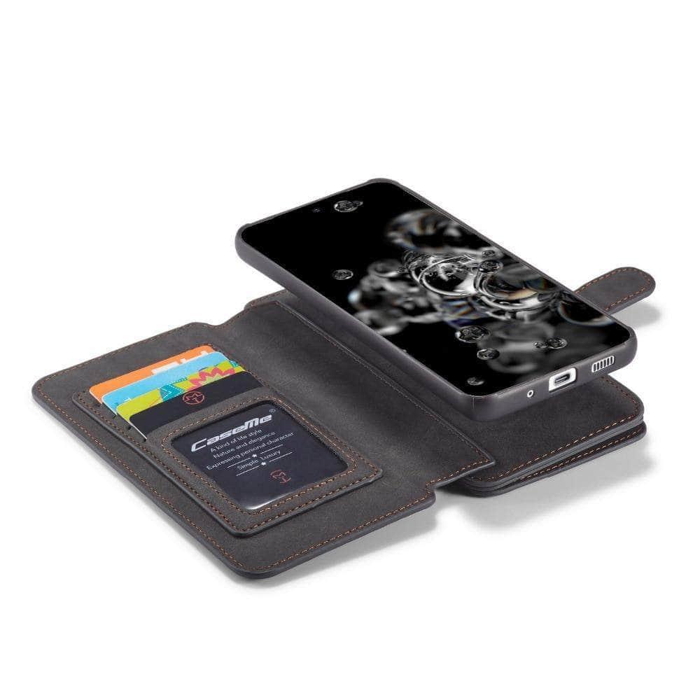 Magnetic Detachable PU Leather Galaxy S21 Case