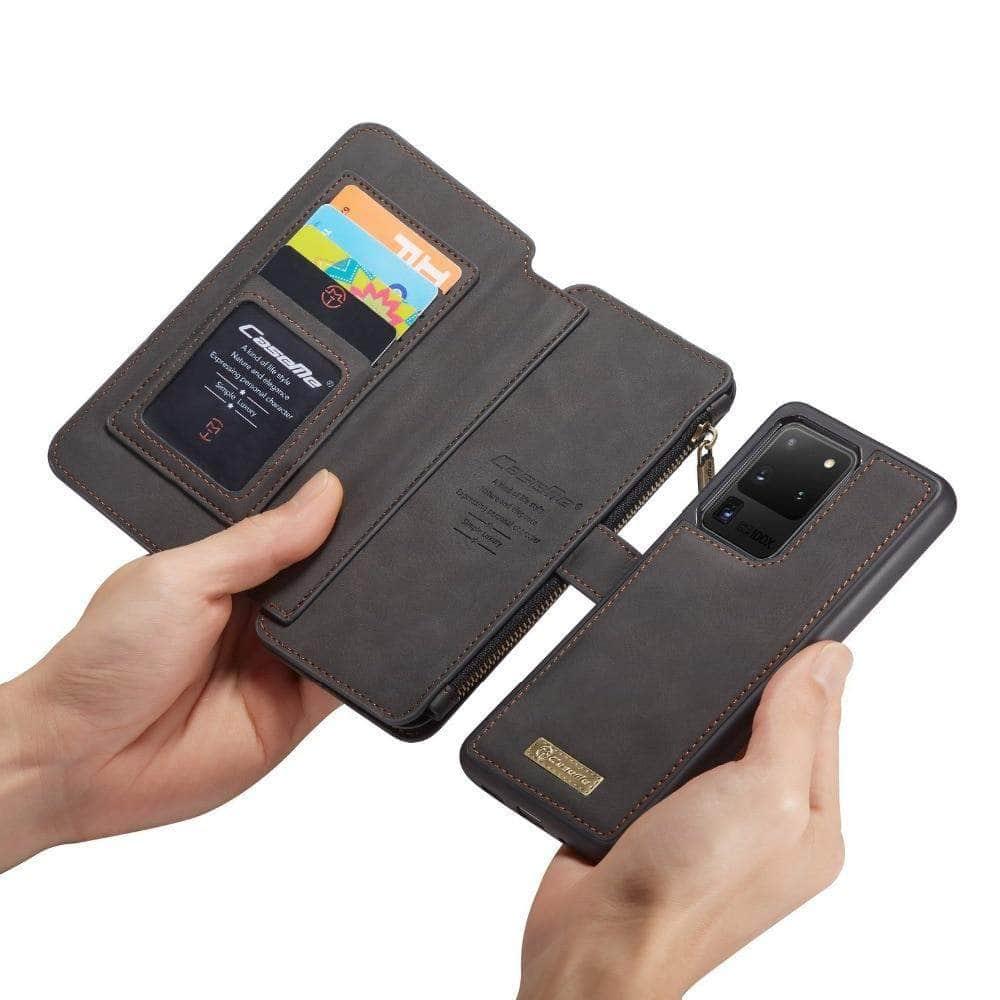 Magnetic Detachable PU Leather Galaxy S21 Case