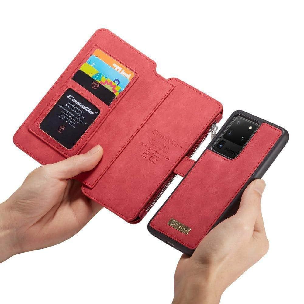 Magnetic Detachable PU Leather Galaxy S21 Case