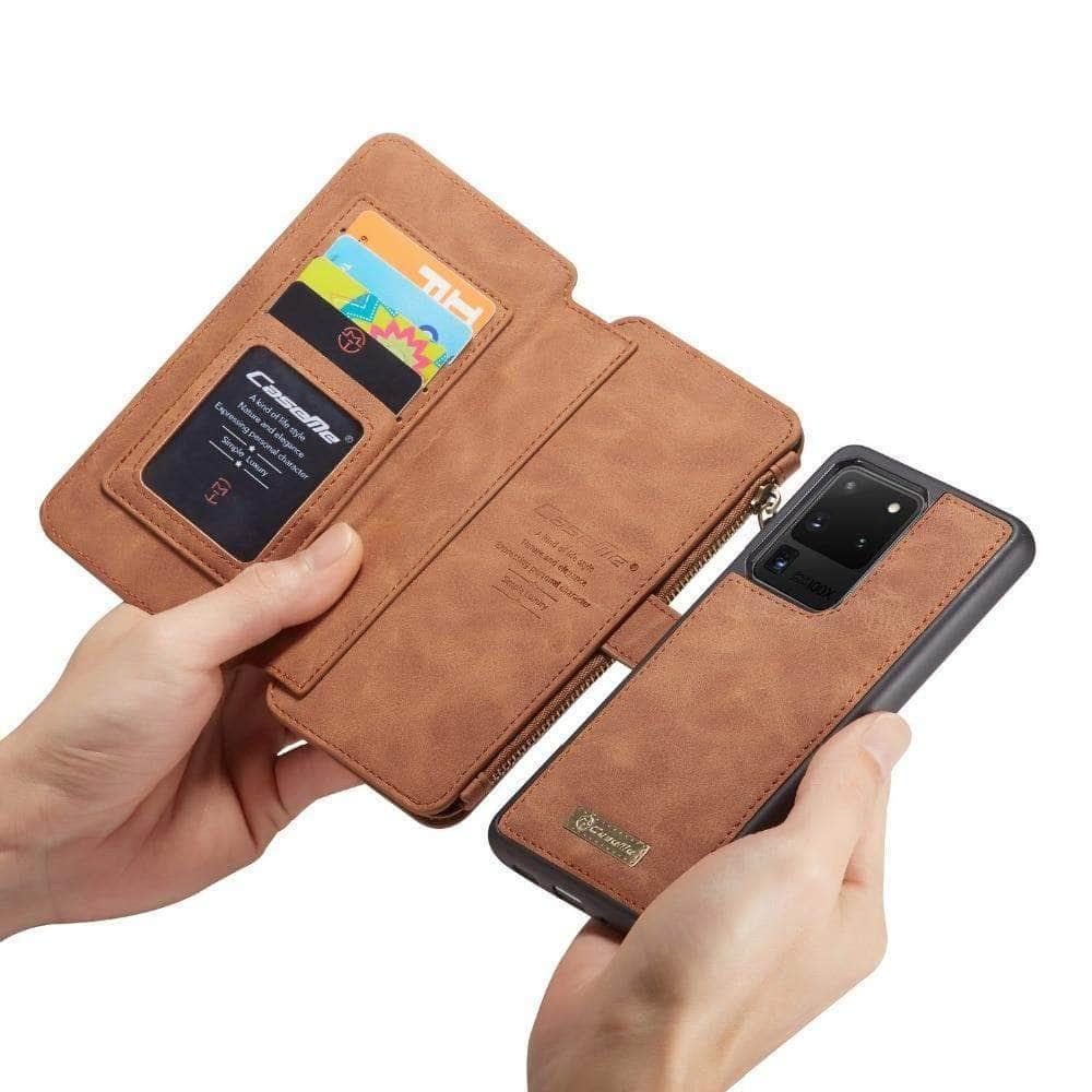 Magnetic Detachable PU Leather Galaxy S21 Case