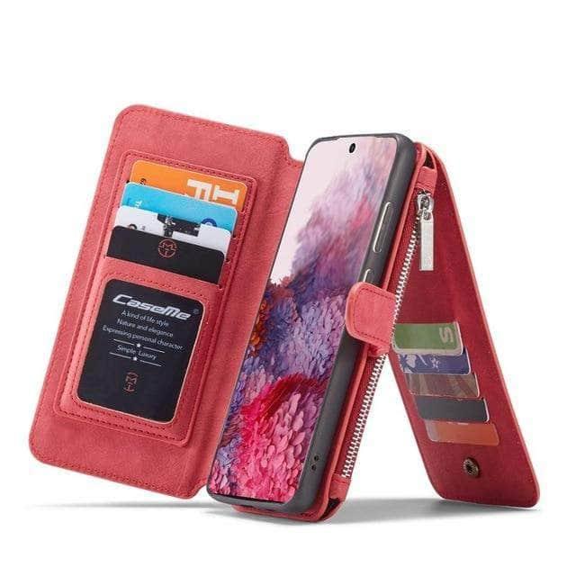Magnetic Detachable PU Leather Galaxy S21 Case