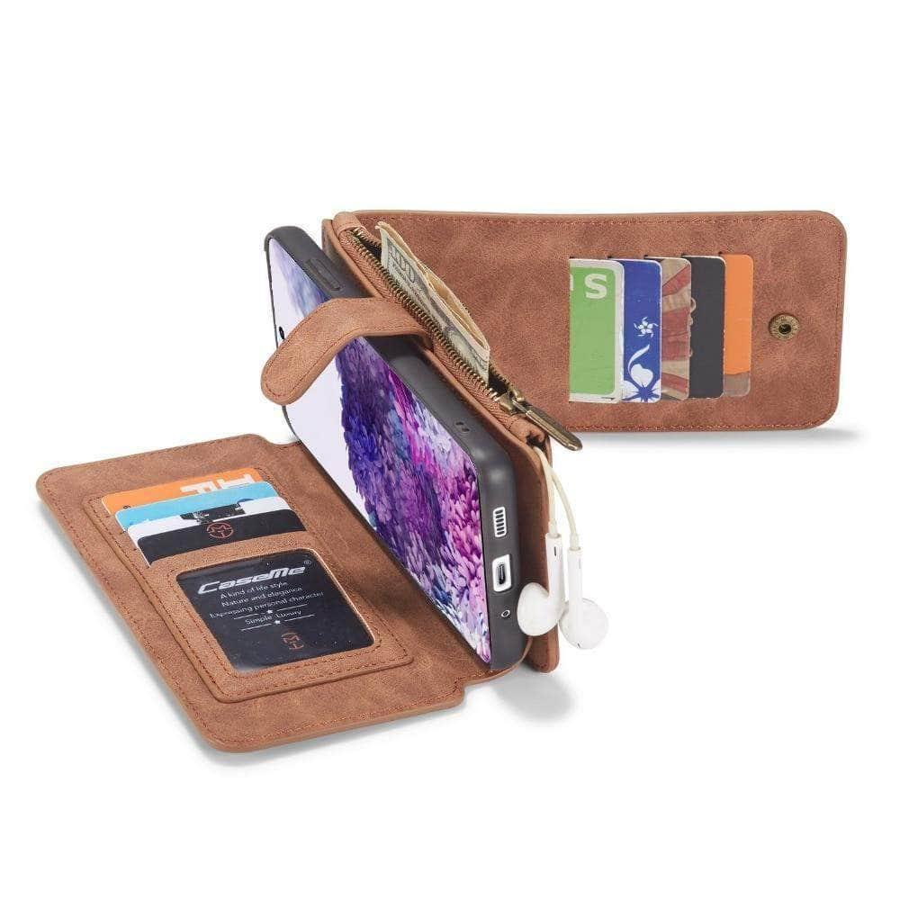 Magnetic Detachable PU Leather Galaxy S21 Case