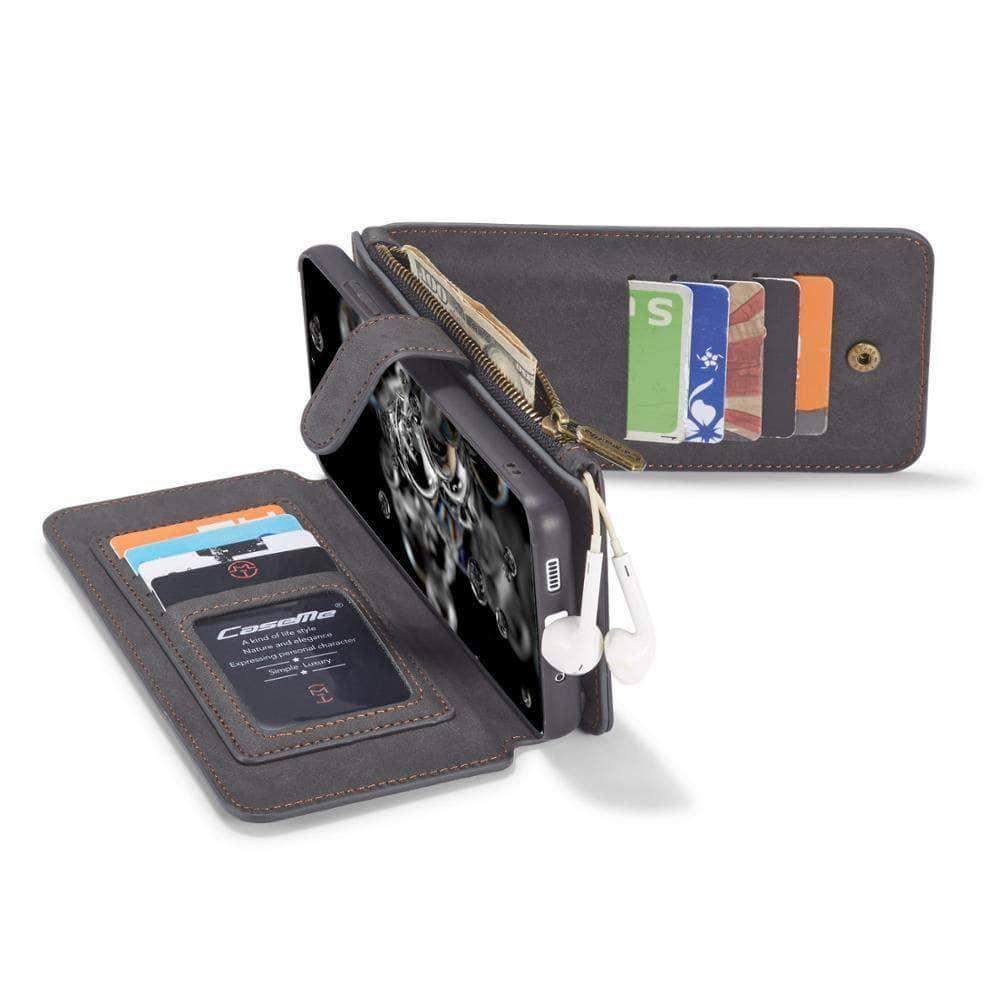 Magnetic Detachable PU Leather Galaxy S21 Case