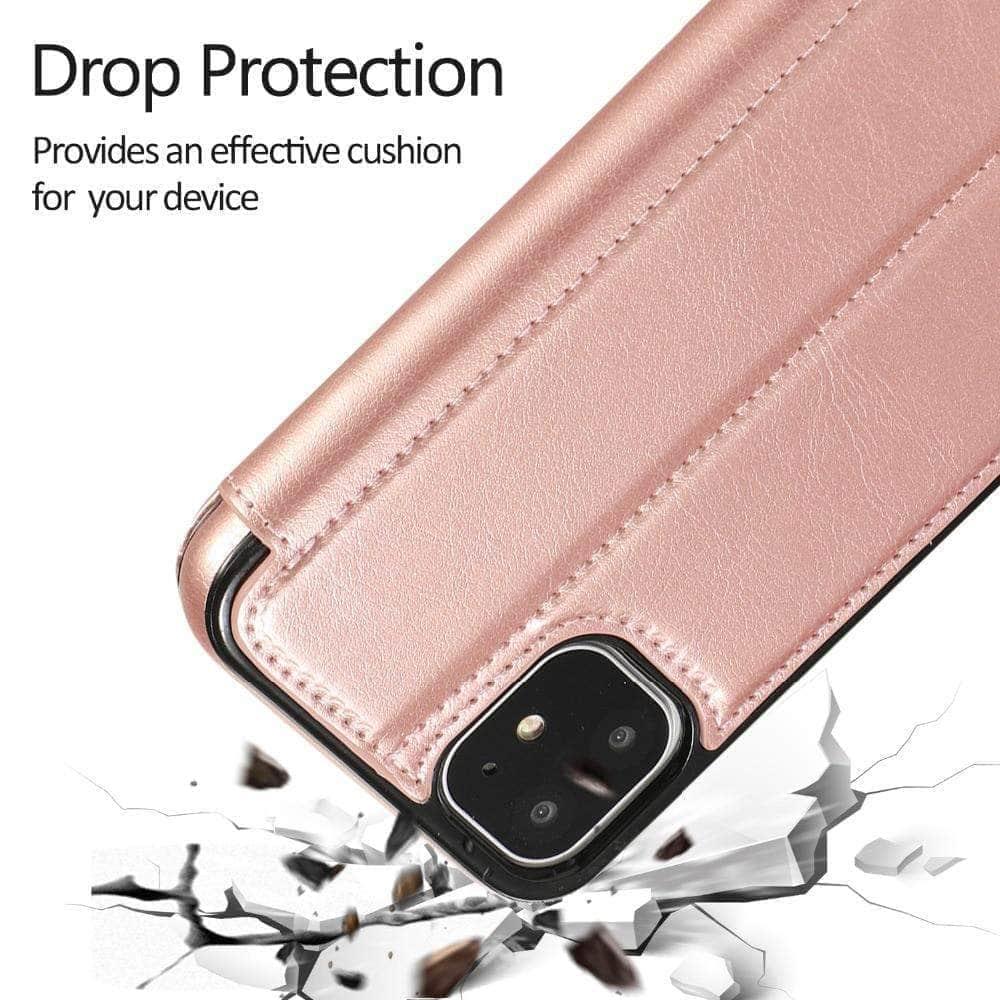 Magnetic Flip Leather Case iPhone Card Slots Wallet