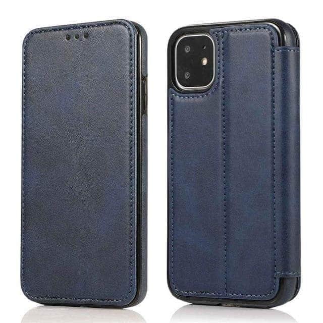 Magnetic Flip Leather Case iPhone Card Slots Wallet