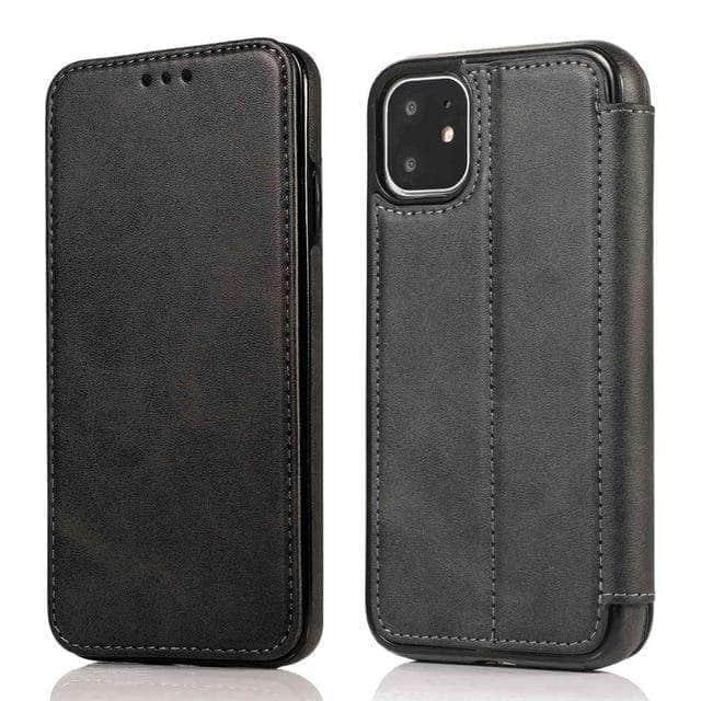 Magnetic Flip Leather Case iPhone Card Slots Wallet