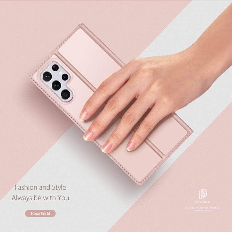 CaseBuddy Australia Magnetic Leather Flip Wallet Galaxy S22 Case